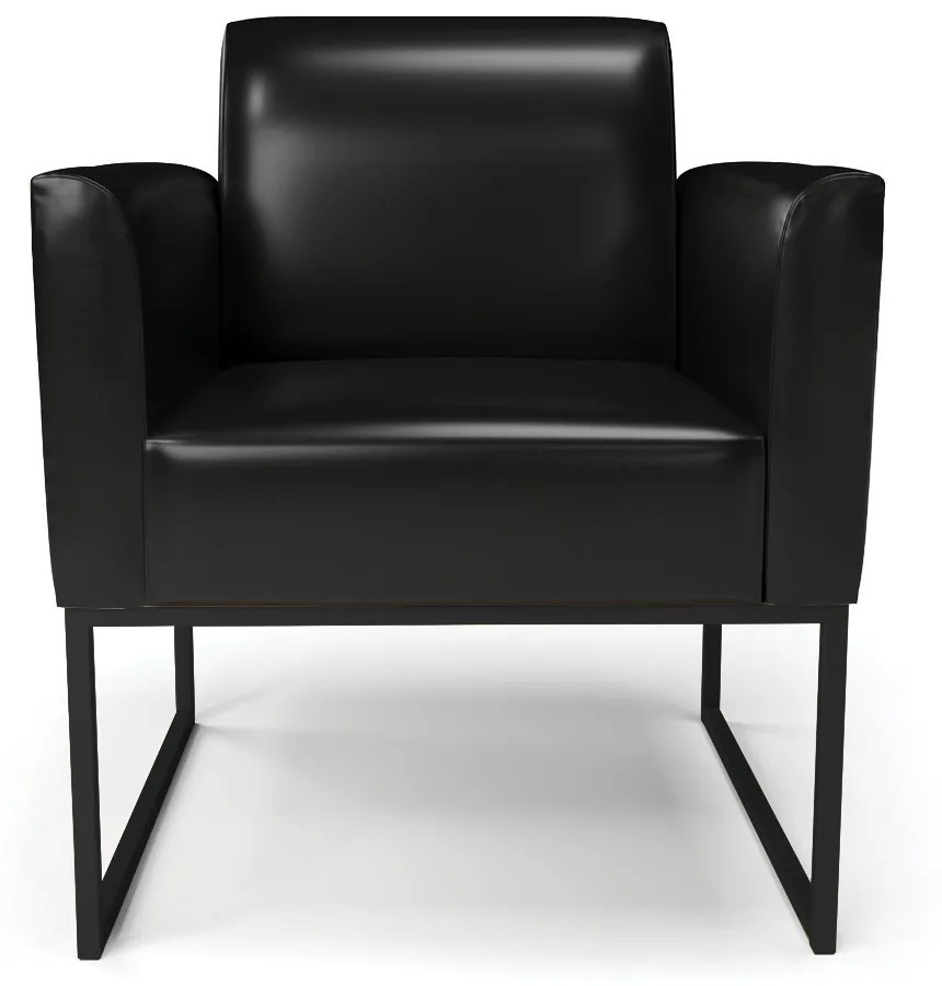 Poltrona Base Industrial Preto Marisa Corano D03 - DRossi - Preto
