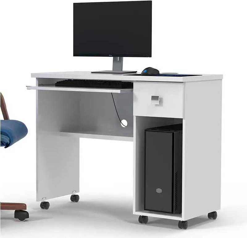 Mesa Para Computador Office Vicenza Lukaliam Branco