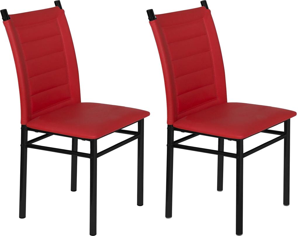 Conjunto 2 Cadeiras Tokio Vermelha