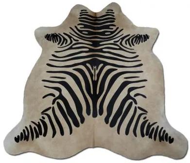 Tapete de Couro Pele Zebra Estampada