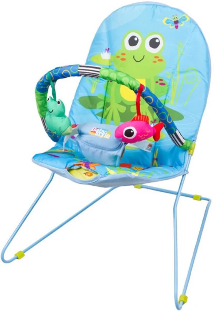 Cadeira Bebê Descanso Vibratória Musical Lite 11kg Aqua Baby style