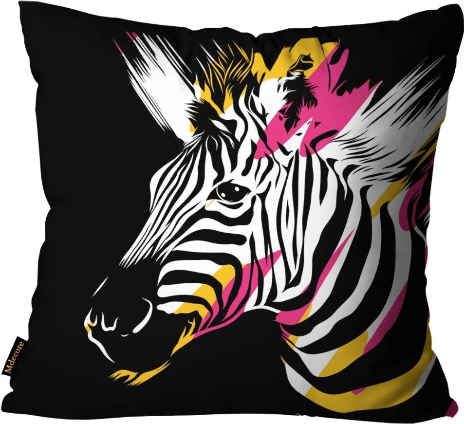 Capa para Almofada Zebra Preto45x45cm
