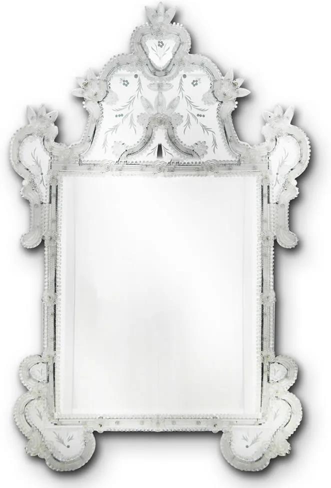 Espelho Veneziano Clássico Com Corte Bisotê Palermo - 7x78cm