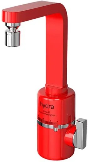 Torneira Elétrica Multitemperaturas Slim Vermelha Parede 220v - Hydra - Hydra