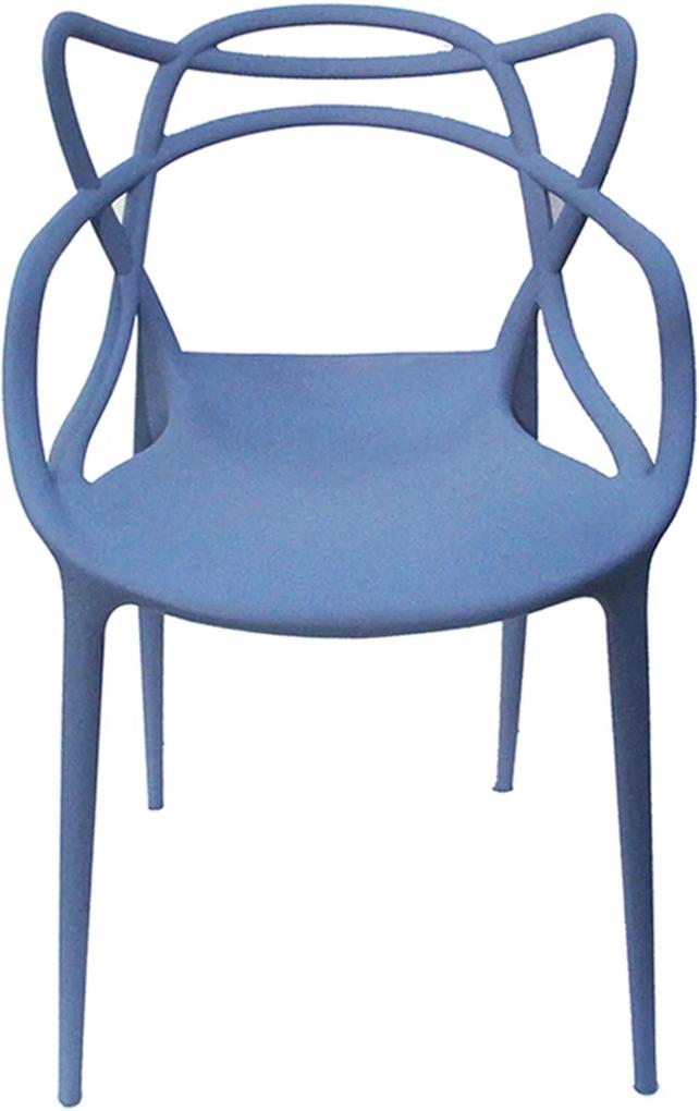 Cadeira Allegra Azul Caribe Rivatti Móveis