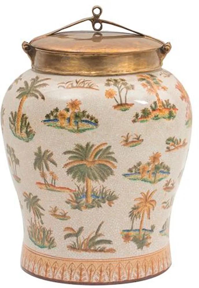 Vaso Decorativo de Porcelana Le Palmier II P