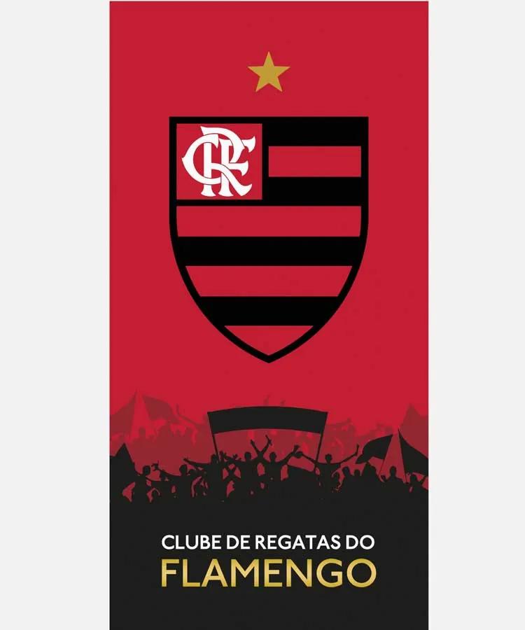 Toalha Praia Dohler Velour - Flamengo 12