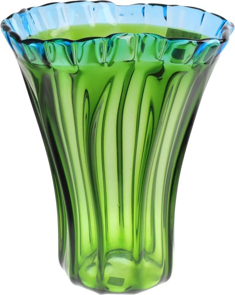 vaso ATLANTICO vidro multicor 40cm Ilunato AD0013