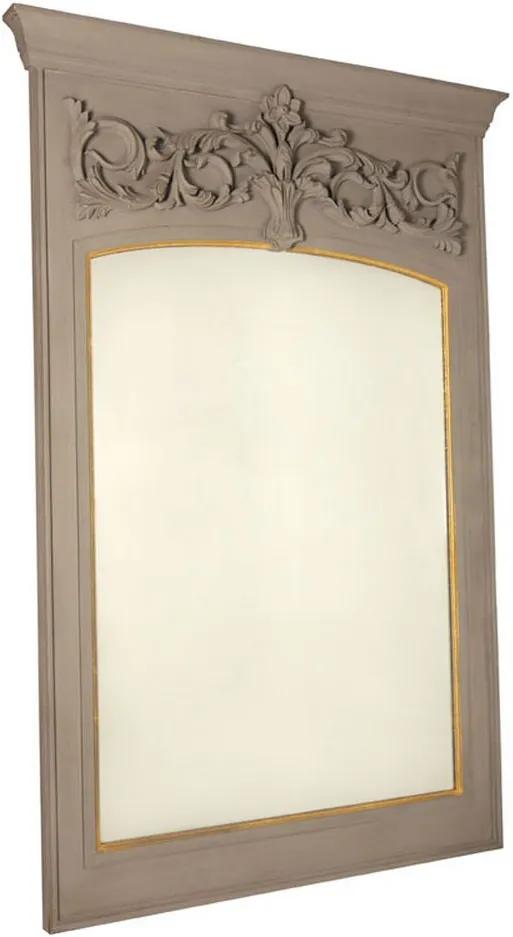 Espelho Decorativo Clássico Vernon de Parede com Moldura de Madeira