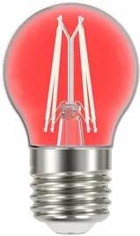Lâmpada Bulbo Led Filamento Taschibra Color G45 4W Autovolt Vermelho