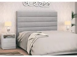 Cabeceira Cama Box Casal Queen 160cm Greta Linho Cinza e 2 Mesas de Ca