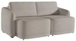 Sofá Cama Casal para Sala 176cm Polska Z08 Boucle Bege Escuro - Mpozen