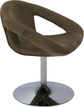 Cadeira Tramontina Delice Estofada Moca em Polietileno com Base Central 92706213