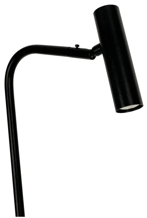 Luminária De Chão Jingle Articulada 25X50X153Cm 1Xmr11 - Usina 16926/1... (PT / DR-P - Preto Texturizado / Dourado Brilho Ploido)
