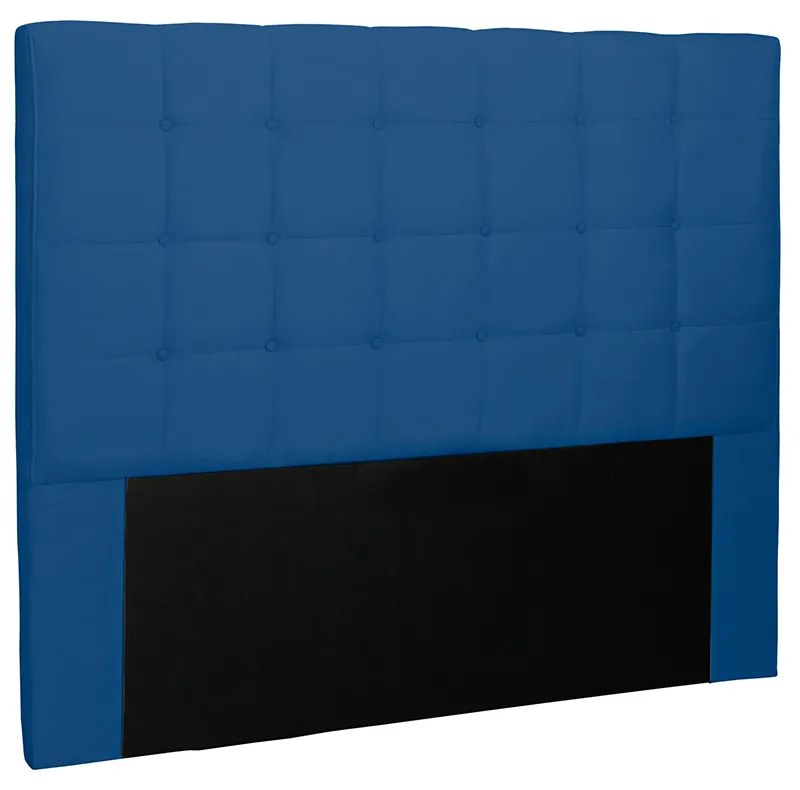 Cabeceira Verona Para Cama Box Queen 160 cm Suede Azul Marinho - D'Rossi