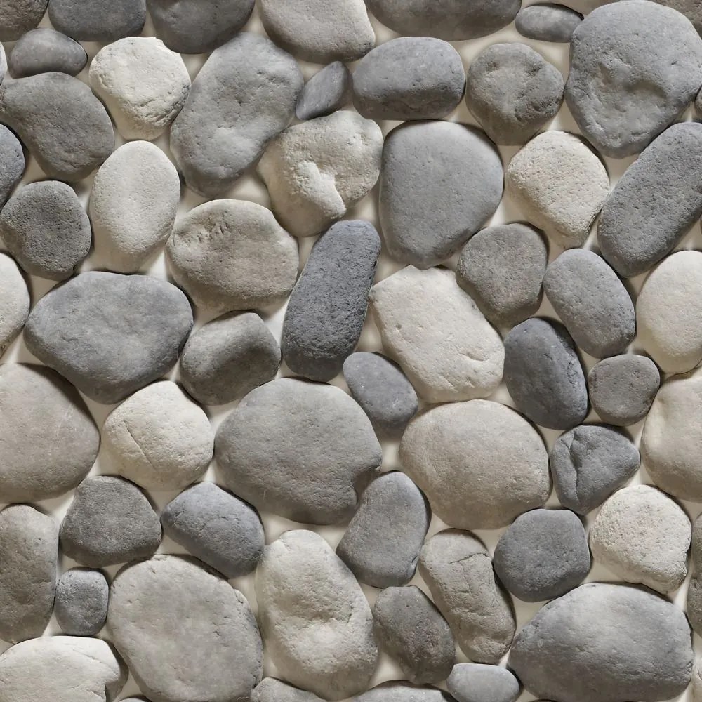 OUTLET - 1 Rolo de Papel de Parede Pedras Areia 3 0,60 x 3,00 metros