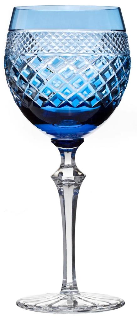 Taça De Água Mozart Cristais - Azul Claro  Azul Claro