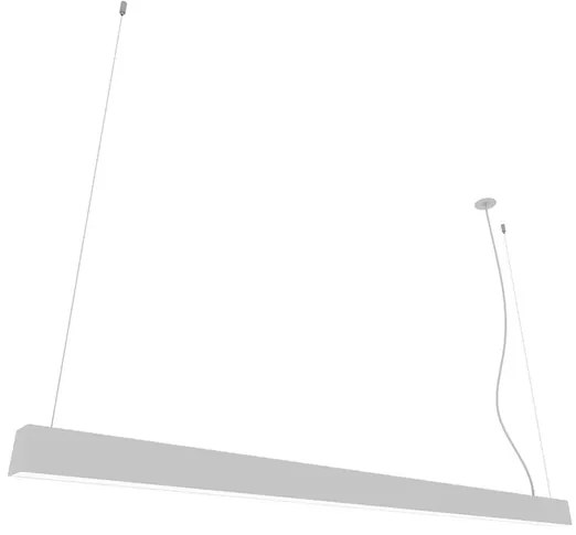 Pendente Led Aluminio Acrilico 35,6W 3000K New Fit40 - BRANCO