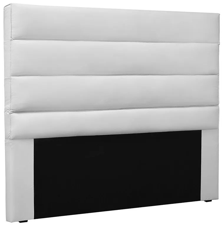 Cabeceira La Italiana Para Cama Box Solteiro 90 cm Corino - D'Rossi - Branco