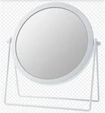 Espelho com Aumento 2x. 19,5x19,5x1,5cm Branco Domus