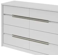 Cômoda Para Quarto 8 Gavetas City M10 Branco - Mpozenato