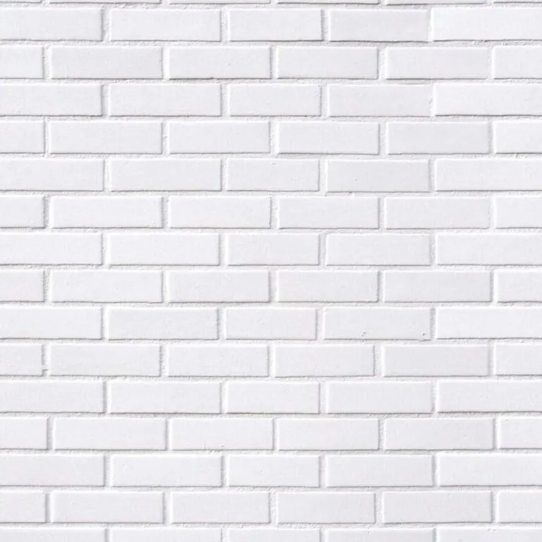 Papel de Parede Tijolinho Branco 0.52m x 3.00m