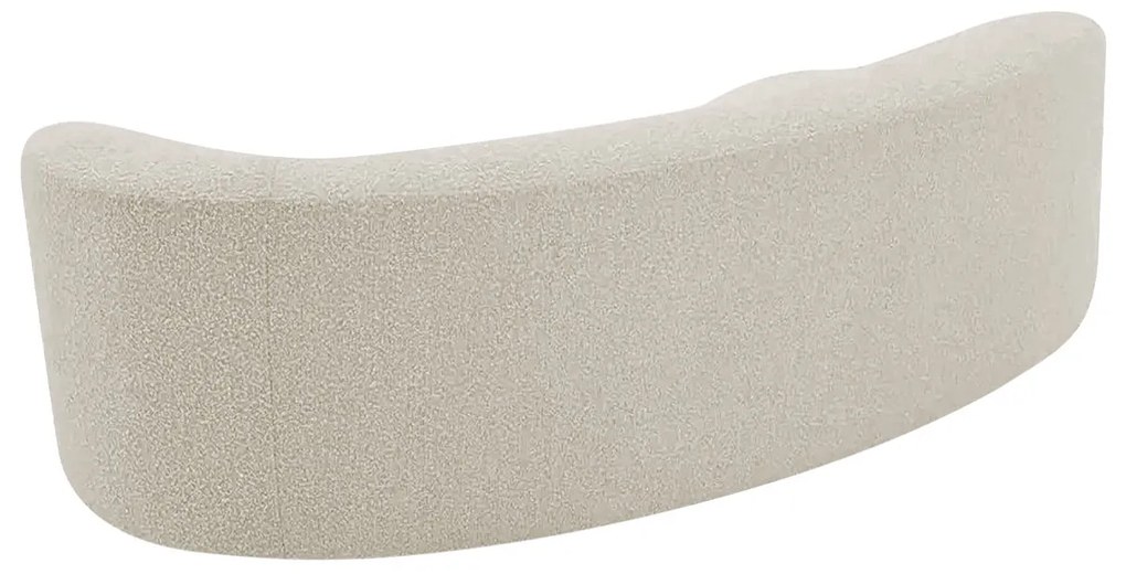 Divã Recamier Orgânico Tokyo 200cm Lado Esquerdo Bouclé - ADJ Decor