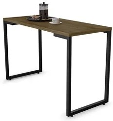 Conjunto Mesa de Cozinha Prattica Industrial 120cm com 4 Banquetas F02