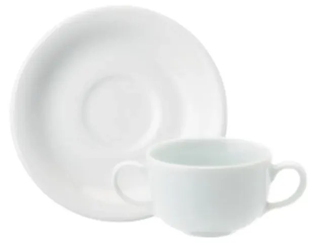 Xicara Consume 100Ml Com Pires Porcelana Schmidt - Mod. Voyage 201