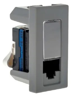 Modulo Tomada De Rede Lcs2 Rj45 Pial Plus+ - CINZA