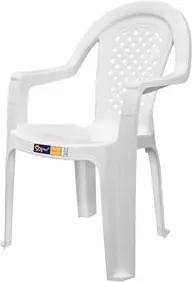 Cadeira de Plástico Solplast Jacarecica Branco