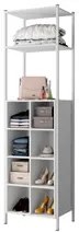 Guarda Roupa Closet com Prateleiras 540C Oxford Branco - Artefamol