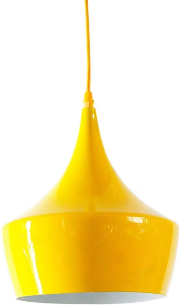 Luminária Cirque Tend Amarelo em Metal - Urban - 30x24 cm