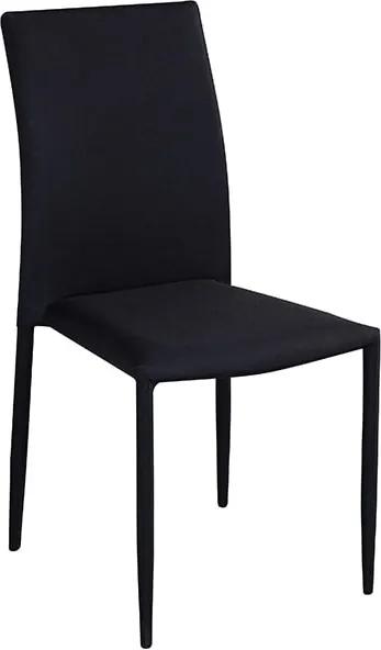 Cadeira Amanda de Tecido Preto