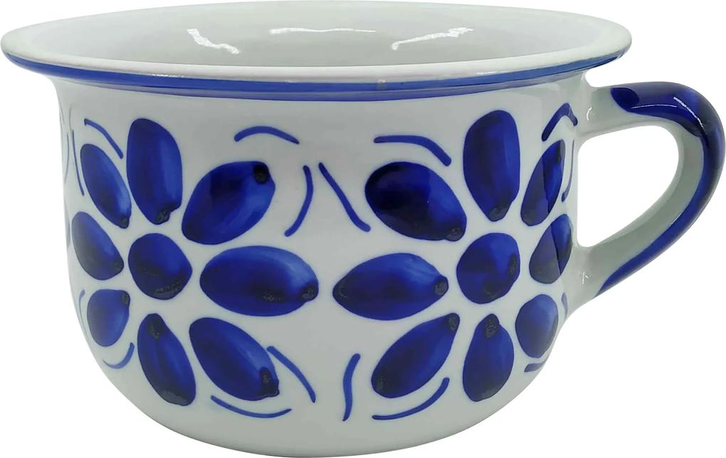 Cachepot em Porcelana Azul Colonial