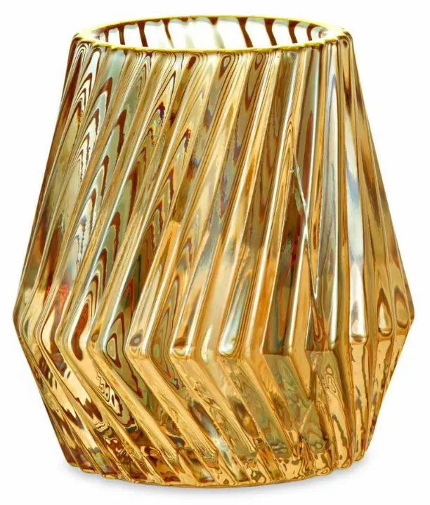 Porta Velas 8Cm Champagne Vidro - Mart