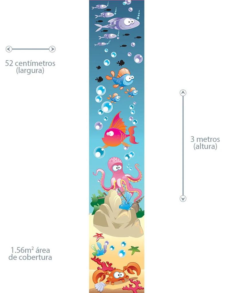 Papel de Parede infantil fundo do mar 0.52m x 3.00m