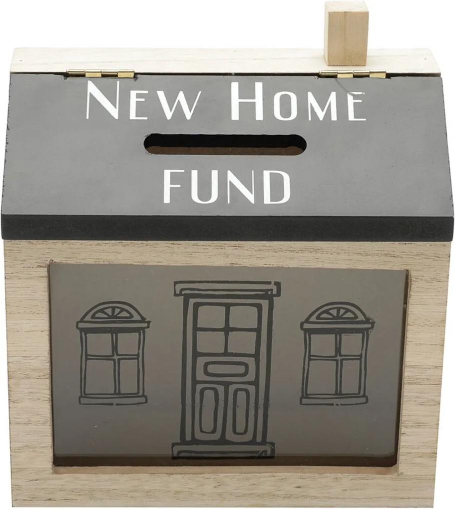 Cofre Madeira New Home Fund Bege 16X8X18Cm Urban