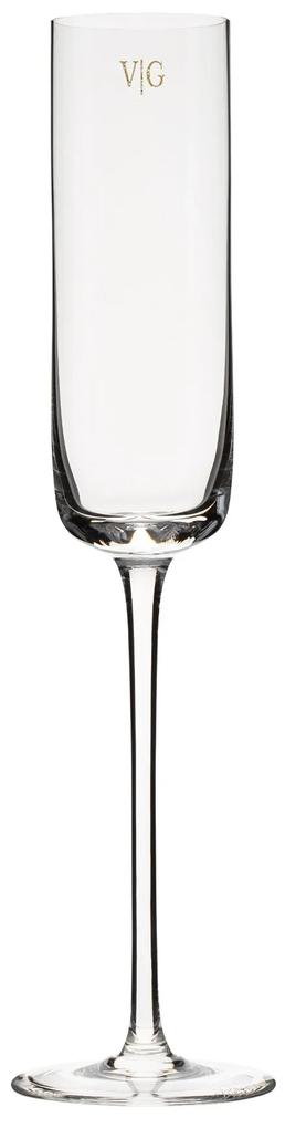 Taça de Cristal Strauss Lisa P/ Champagne  232ml  Incolor