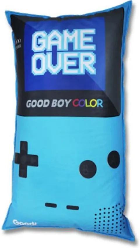 Puff Almofadão Formato Controle de Video Game Good Boy Azul