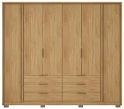 Guarda Roupa Casal 6 Portas Egidio C01 Buriti - Mpozenato