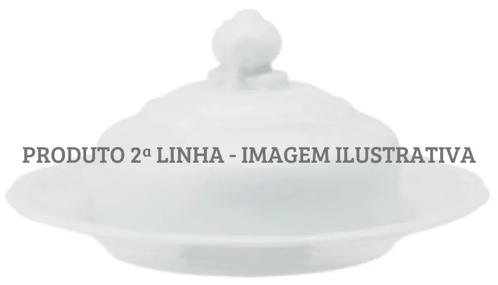 Manteigueira Redonda Porcelana Schmidt - Mod. Pomerode  2ª Linha 114