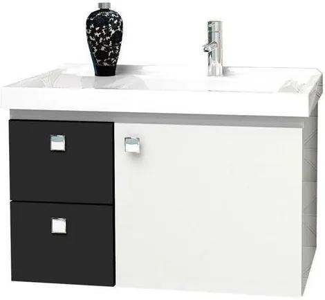 Gabinete para Banheiro 60cm MDF Moara Preto 59,6x38,3x35,4cm - Cozimax - Cozimax