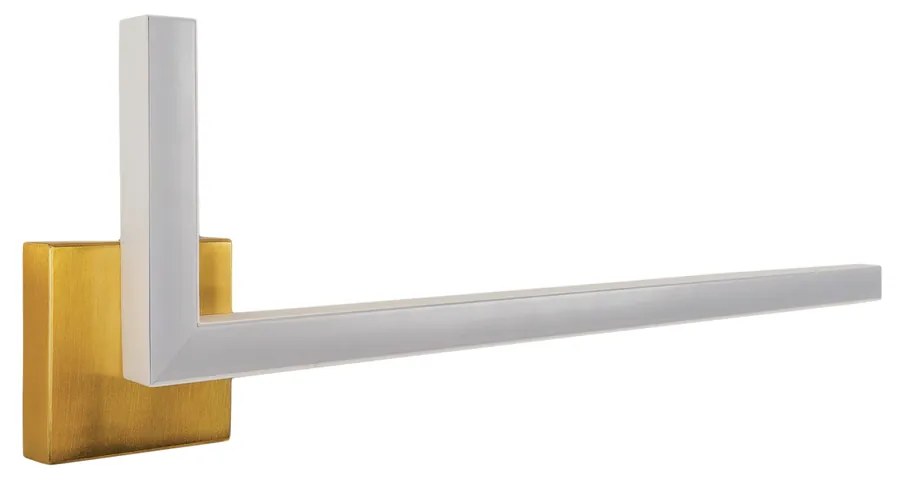 Arandela / Plafon Play Retangular 24,5X83Cm Led 20,5W Bivolt / "l" C/... (MT-M Mate Metálico, 4000k)