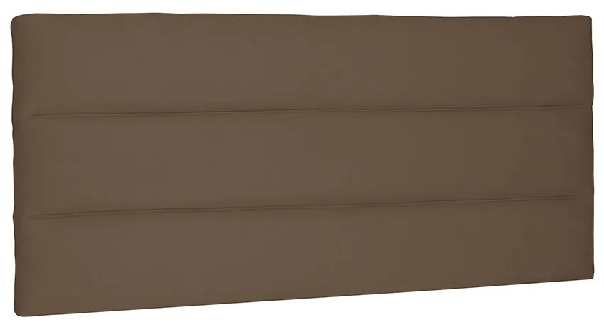 Cabeceira Painel La Italiana Para Cama Box King 195 cm Suede - D'Rossi - Caramelo