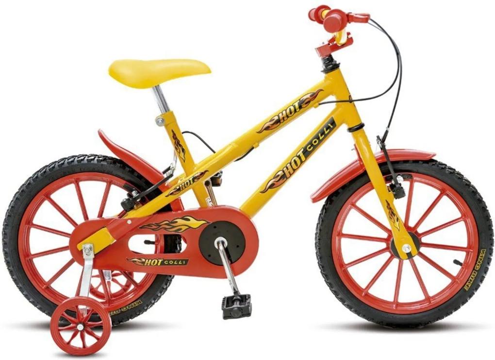 Bicicleta Colli Bikes Infantil Aro 16 Hot Colli Amarelo