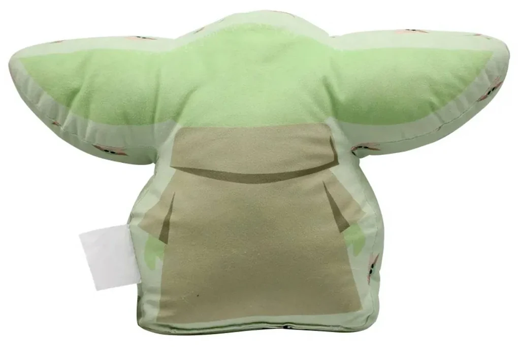 Almofada Decorativa Formato Baby Yoda Mestre Jedi Star Wars Guerra nas Estrelas