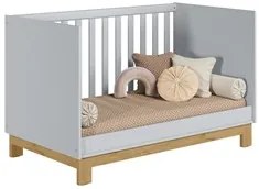 Berço Americano Mini Cama Slim Q Encanto Cinza - Qmovi