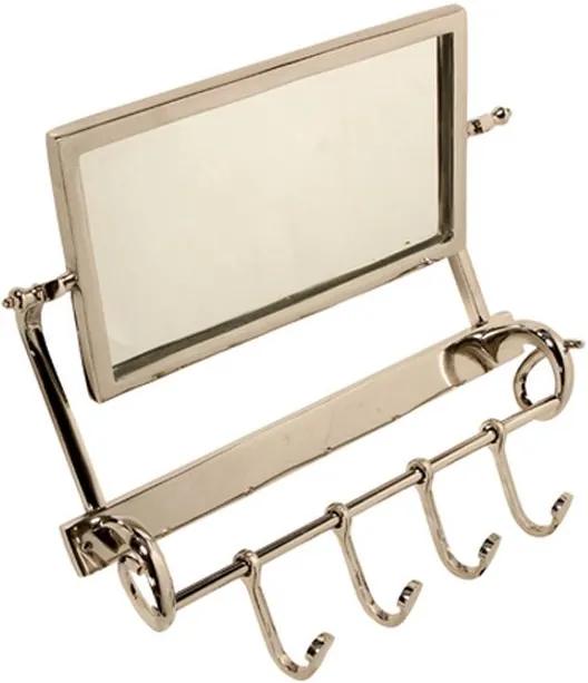 Espelho de Parede Decorativo com suporte para Toalhas Selfoss