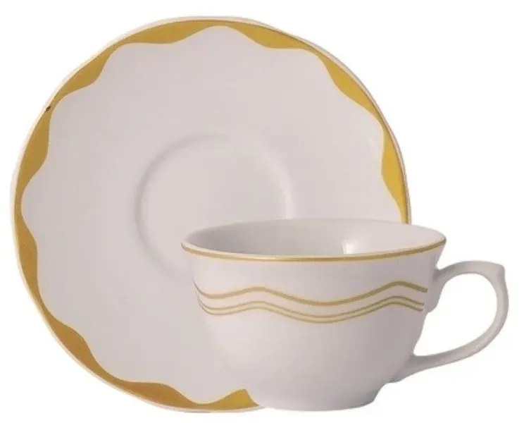 Xícara Café Com Pires  100 Ml Porcelana Schmidt - Dec. Brasilis 2392